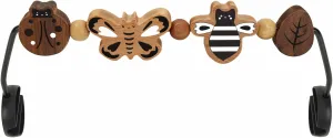 Baby Bjorn Bouncer Toy Bar - Toy Bar for Baby Bouncer Soft & Bliss, Easy to Attach and Remove, 360°Rotating Natural Wooden Toys, Exciting Design for Curious Babies, Insects Paradise