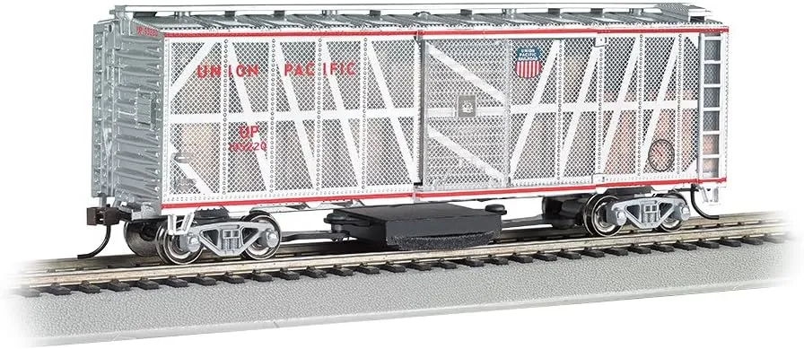 Bachmann Industries Track Cleaning 40' Box Ho Scale Union Pacific Damage Control Car