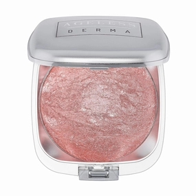 Baked Mineral Blush Makeup with Botanical Extracts (Pink Swirl)