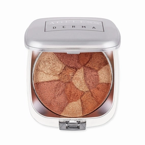 Baked Mineral Makeup Healthy Blush Collage Of Colors (Ginger) Made in USA. Highlighter Makeup