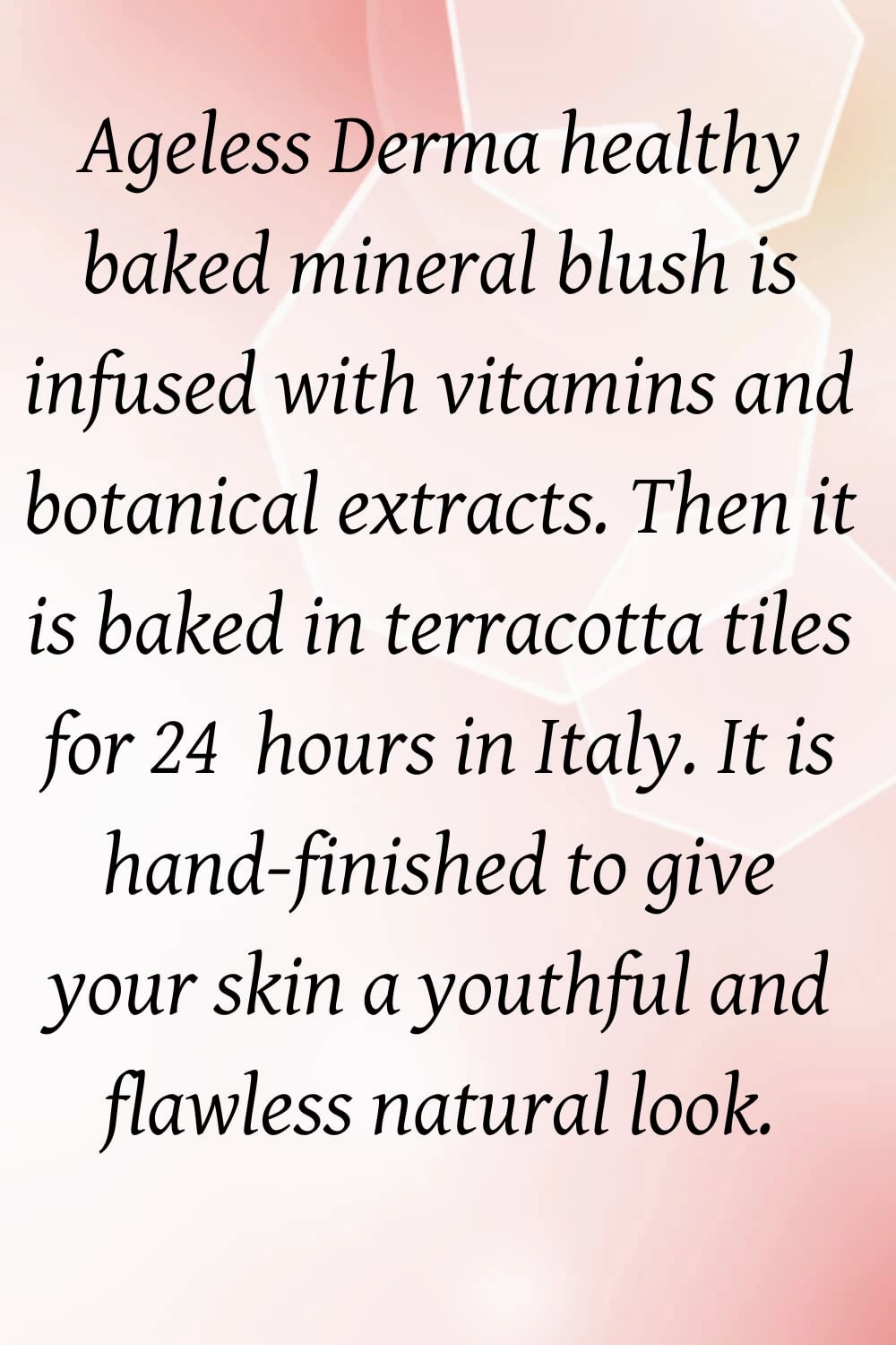 Baked Mineral Makeup Healthy Blush Collage Of Colors (Ginger) Made in USA. Highlighter Makeup