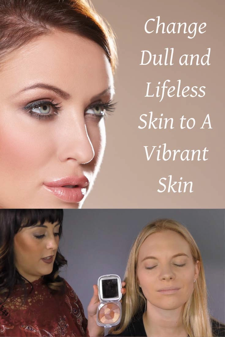 Baked Mineral Makeup Healthy Blush Collage Of Colors (Ginger) Made in USA. Highlighter Makeup