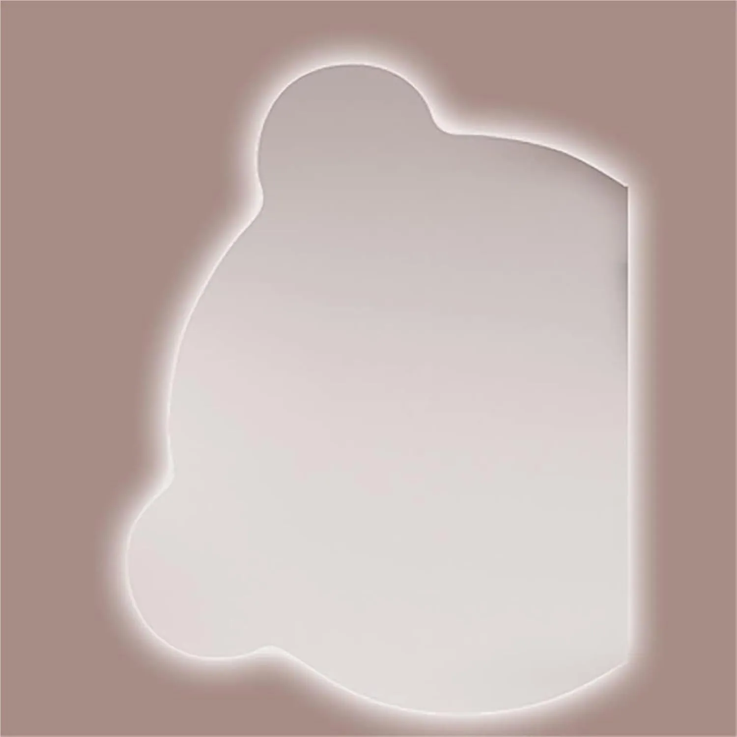 Bathroom Mirror, Modern Anti-Fog Makeup Mirror Dimmable Smart with Touch Switch for Home Decoration(D,60 * 75CM)