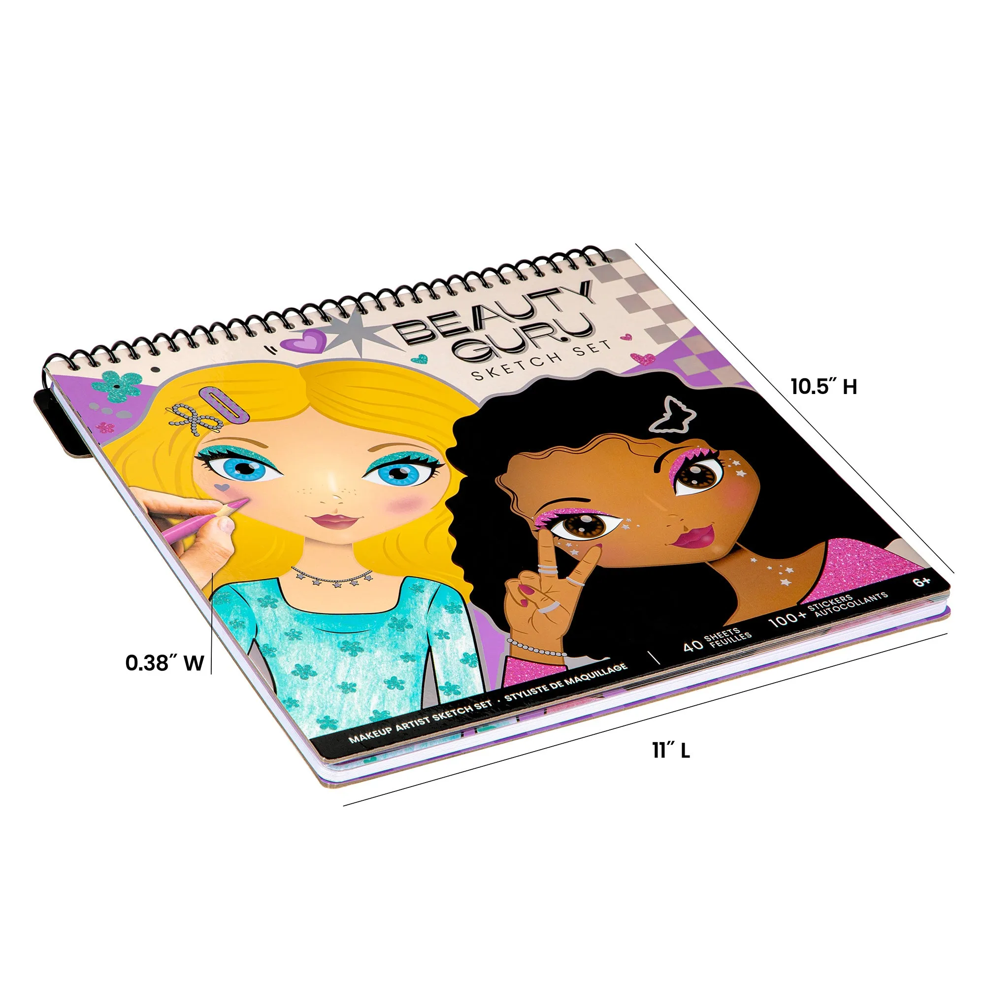 Beauty Guru Make-up & Hair Design Sketch Portfolio