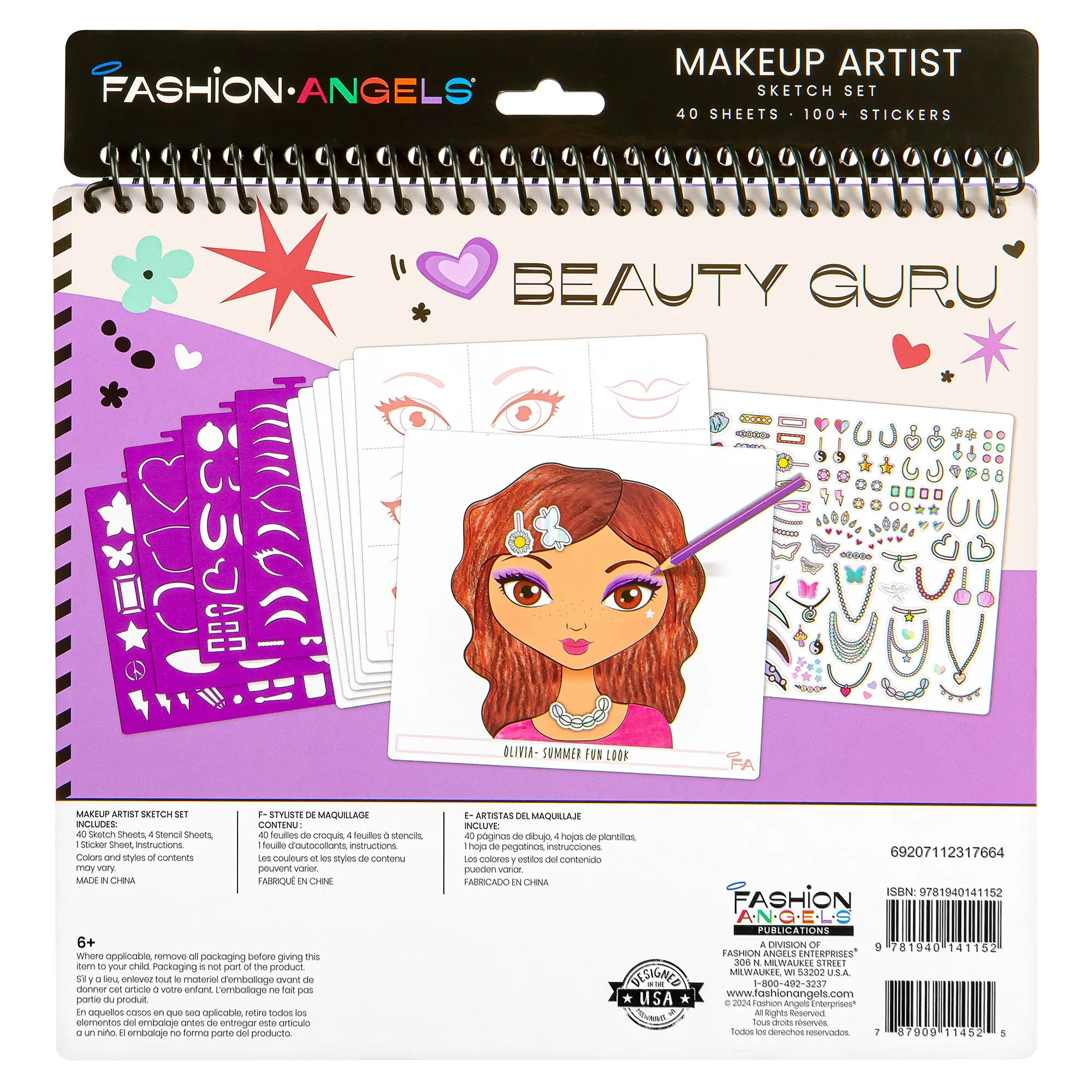 Beauty Guru Make-up & Hair Design Sketch Portfolio