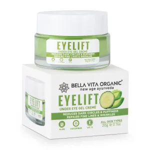 Bella Vita Organic EyeLift Under Eye Cream for Dark Circles, Puffy Eyes & Wrinkles, 20g