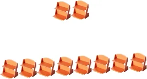 BESPORTBLE 3sets Dollhouse Miniature Flower Rack 2-Tier Shelf Model Miniature Furniture Ornament for Tiny House Decor 2pcs*3