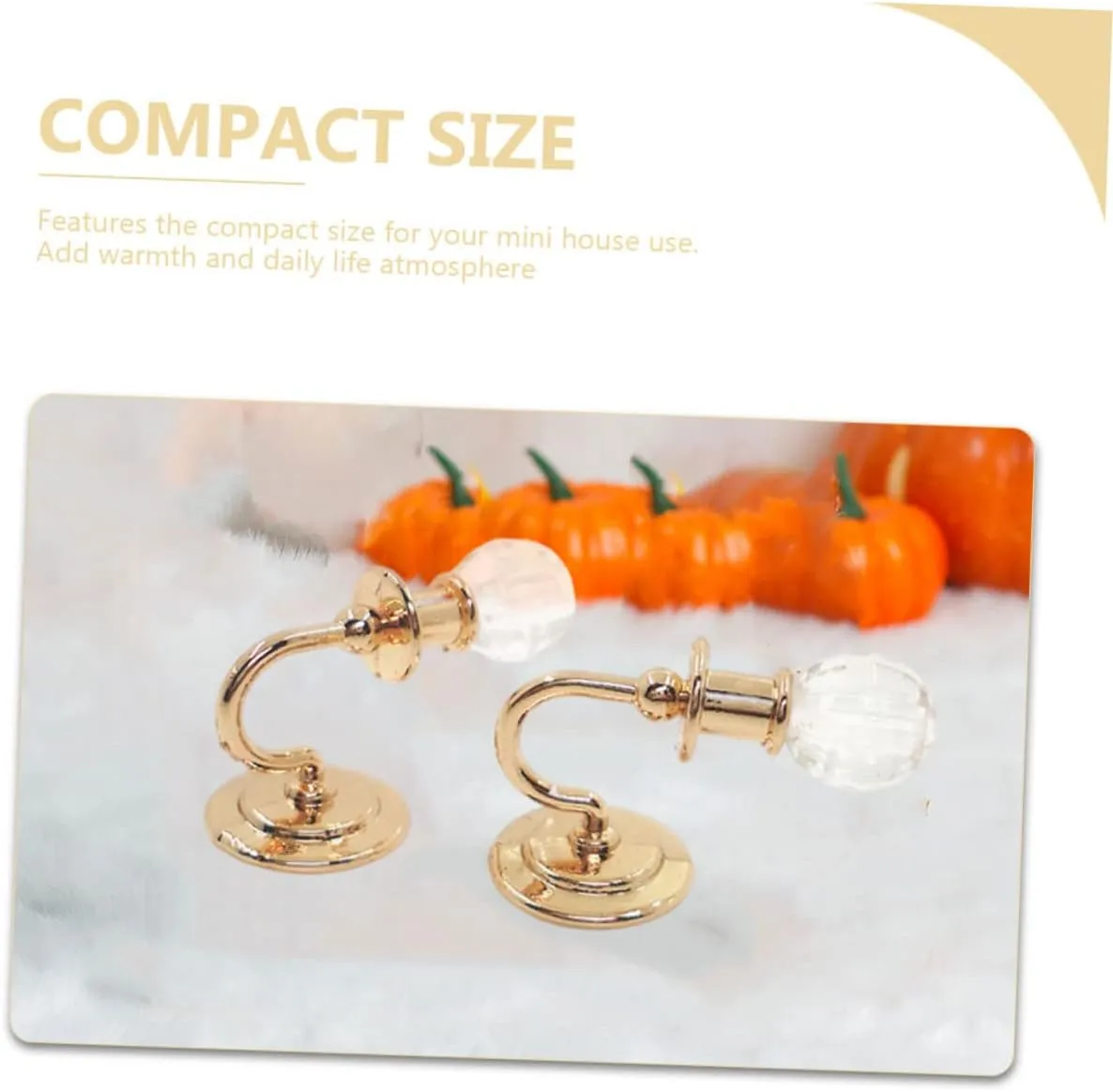 BESPORTBLE 4 Pairs Mini Wall Light Mini Lights House Doll Miniature Decoration Wall Lamp Mini Lamp Mini Furniture Model Micro Landscaping Lamp Decor Lamp Model Metal