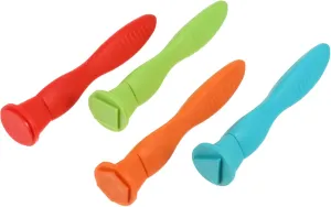 BESPORTBLE 4pcs Rubber Stamps Early Education Painting Tools with Handle Creative Patterns for Unleash Imagination Enhance Fine Motor Skills