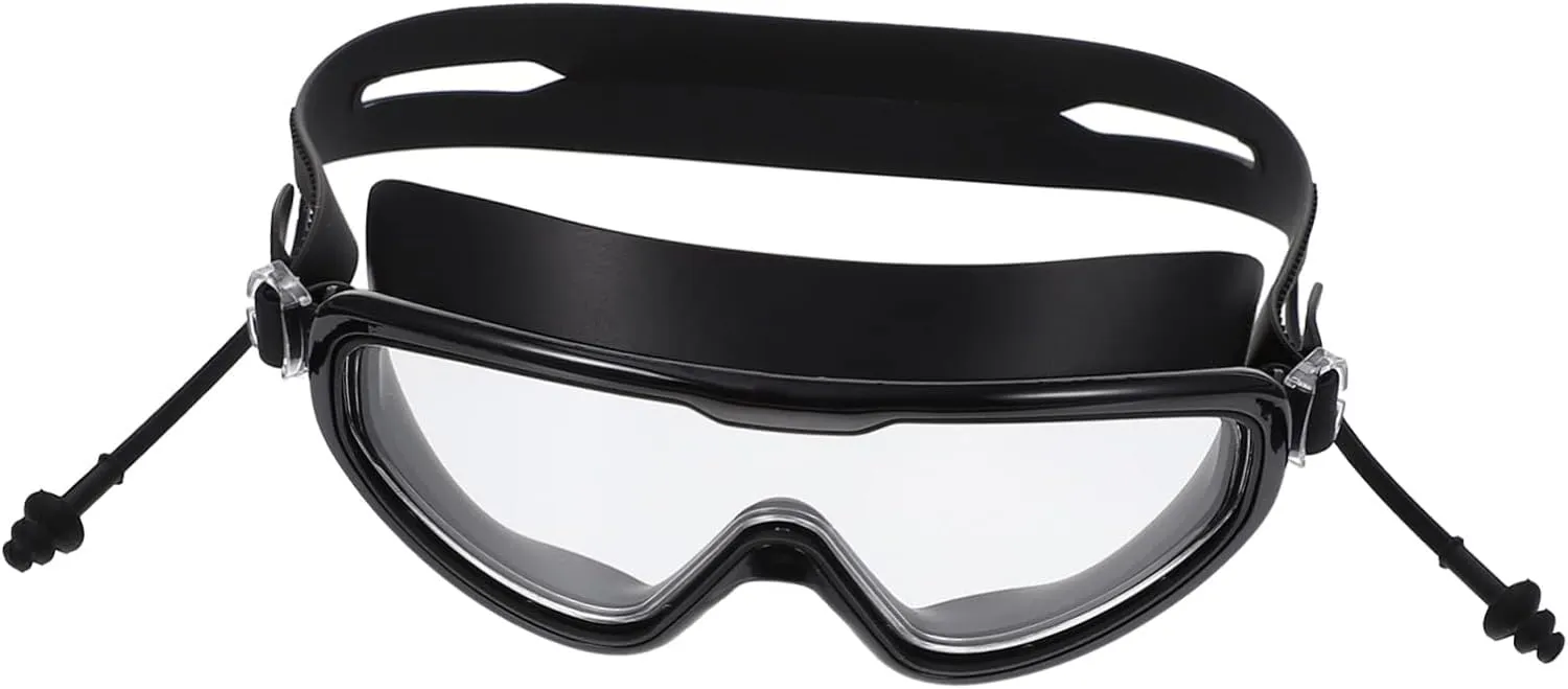 BESPORTBLE Glasses for Swimming Anti-fog Swim Goggles Uv Protected Big Frame Comfortable Fit Silicone Material