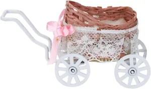 BESPORTBLE Mini Stroller Toy Baby Stroller Miniature Dollhouse Accessory for Boys and Girls