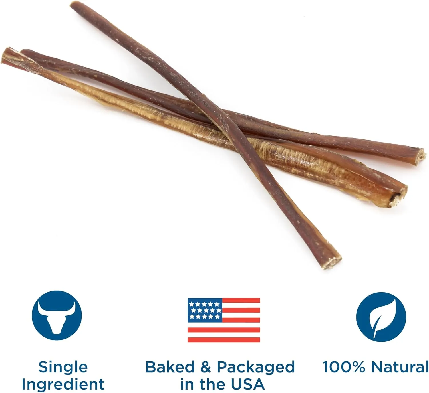 Best Bully Sticks 12 Inch Odor-Free Bully Sticks for Dogs - 24 Count (Pack of 1) - Bulk Bag, Natural Grass-Fed Beef, Easily Digestible, No Grain or Rawhide - Large Breeds