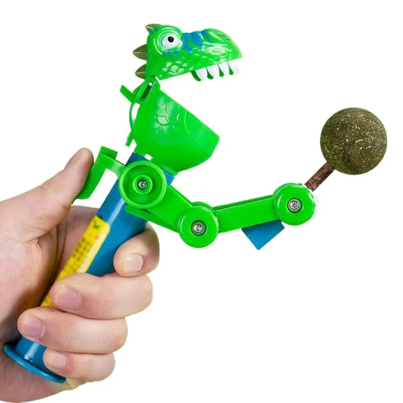 Big Mouth Dinosaur Cat Mint Ball Catnip Toy