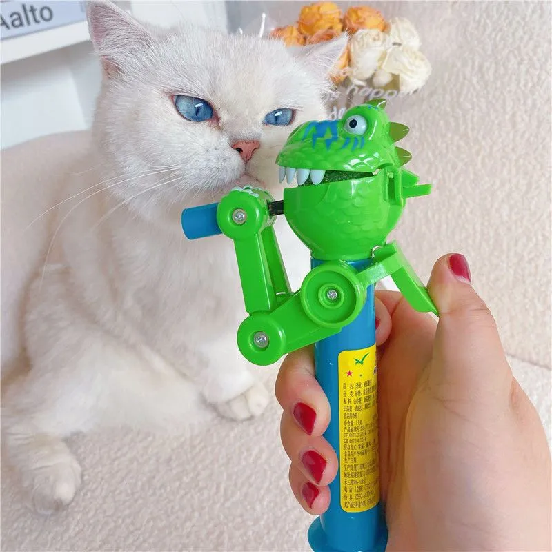 Big Mouth Dinosaur Cat Mint Ball Catnip Toy