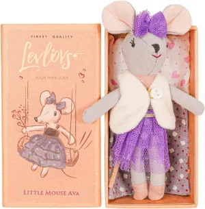 Birthday Mouse Stuffed Animal｜Linen Mouse Toy｜Mouse Family｜Cotton Mouse｜Fairy Mouse｜Mini Dolls Set｜Fabric Doll Mice Toys ｜Family Dolls