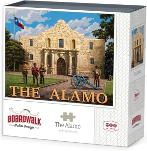 Boardwalk Puzzles The Alamo, 500 Piece Jigsaw Puzzle for Adults, Made in USA