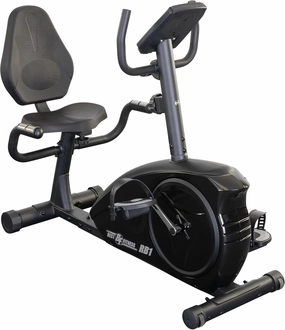 Body-Solid Best Fitness (BFRB1B) Recumbent Exercise Bike for Home - Indoor Workout Stationary Bike with LCD Display & Adjustable Magnetic Resistance, Black