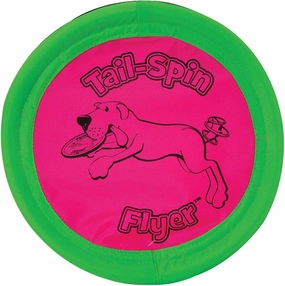 Booda 3 Pack of Tail-Spin Flyer Dog Toys, 10-Inch