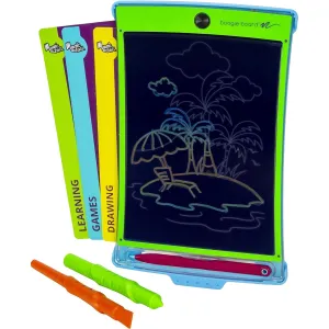 Boogie Board Magic Sketch Reusable Kids Creative Kit with Carry Case, Color Burst Drawing Pad, Stylus, Texture Tool and Double-Sided Template for Drawing, Writing and Tracing, Ages 4 