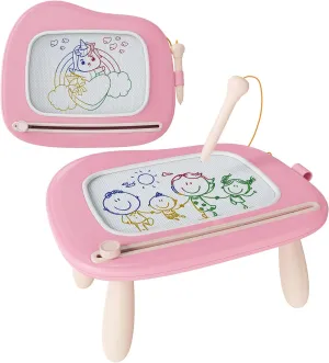 Bopicokok Toddler Toys for 1-2 Year Old Girls Boys, Magnetic Drawing Board Doodle Board Drawing Table Educational Learning Toys for Kids, Babys 18 Months to 3 Years Gifts
