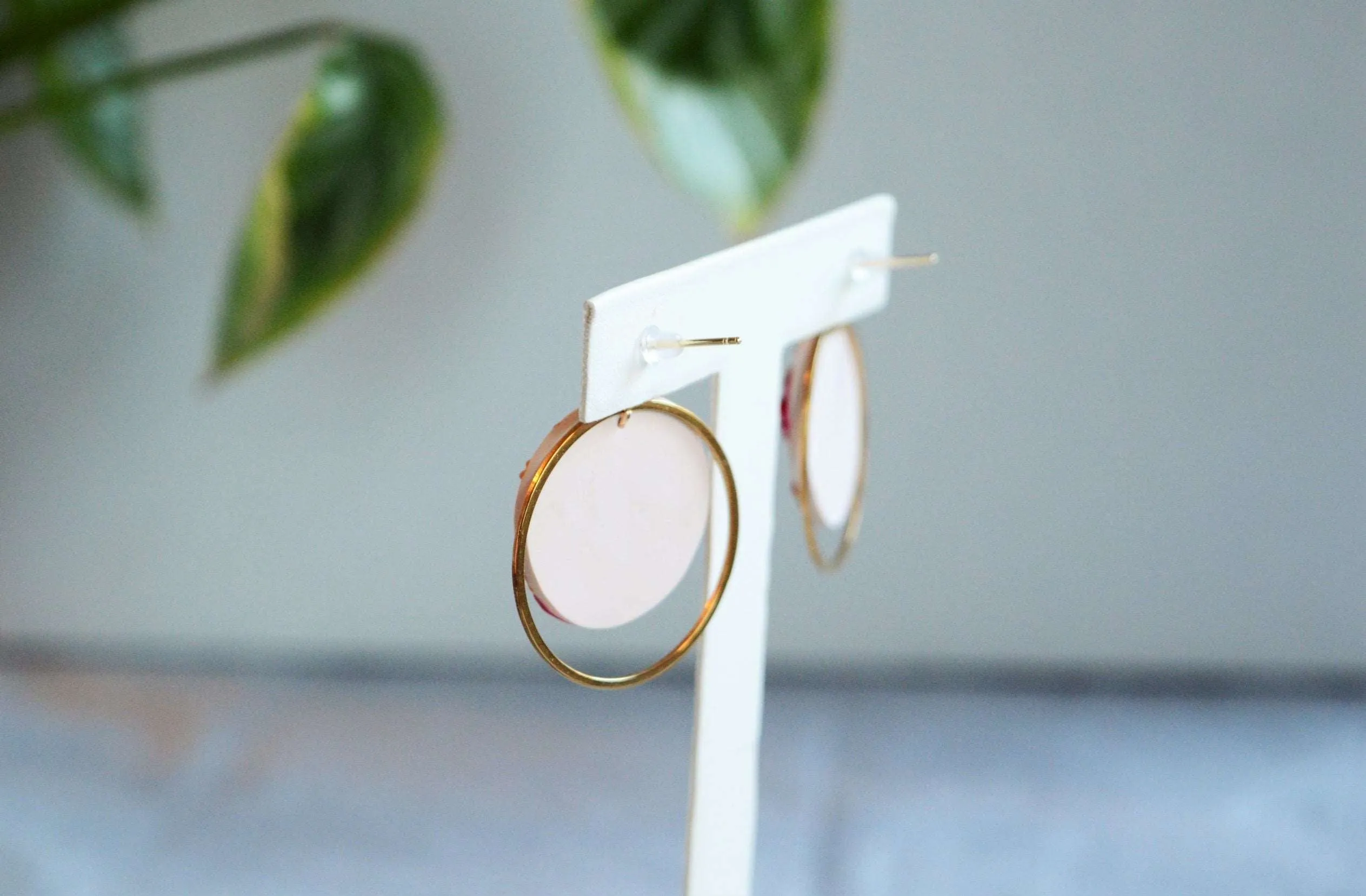 Bridesmaid Edition Clay Earrings - Autumn