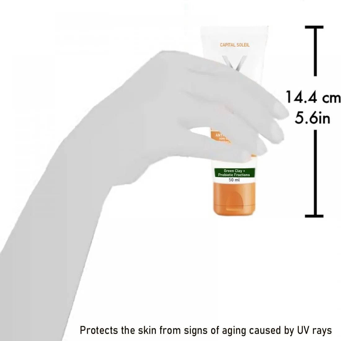 Capital Soleil 3-in-1 SPF50  50ml Cream | Ultimate Sun Protection SPF 50 Sunscreen (Mattifying, 50, Sun Protection Factor (SPF))
