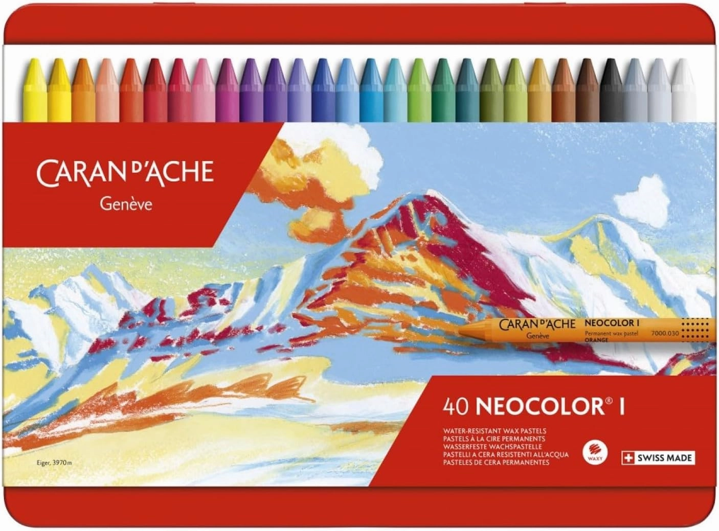 Caran dAche Neocolor Pastels (40 Colors)