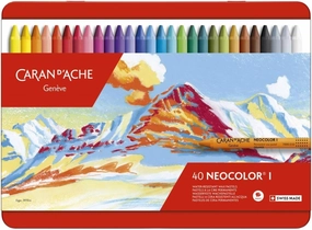 Caran dAche Neocolor Pastels (40 Colors)