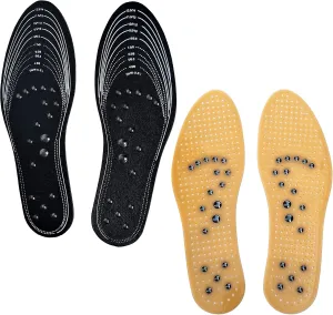 Carespot Acupressure Magnetic Massage Insoles for Men/Women, Foot Massager Shoe-pad Foot Therapy Reflexology Pain Relief Shoe Inserts