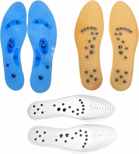 Carespot Acupressure Magnetic Massage Insoles for Men/Women, Foot Massager Shoe-pad Foot Therapy Reflexology Pain Relief Shoe Inserts