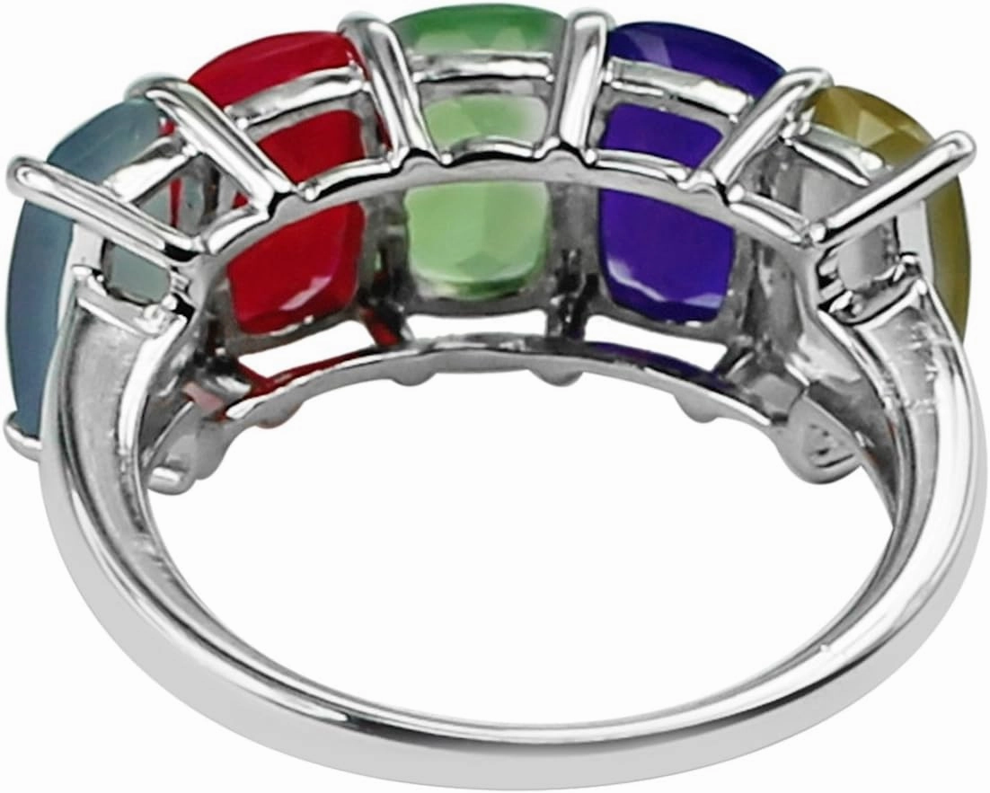 Carillon Certified Pink Onyx Cushion Shape Natural Earth Mined Gemstone 925 Sterling Silver Ring Anniversary Jewelry for Women & Men
