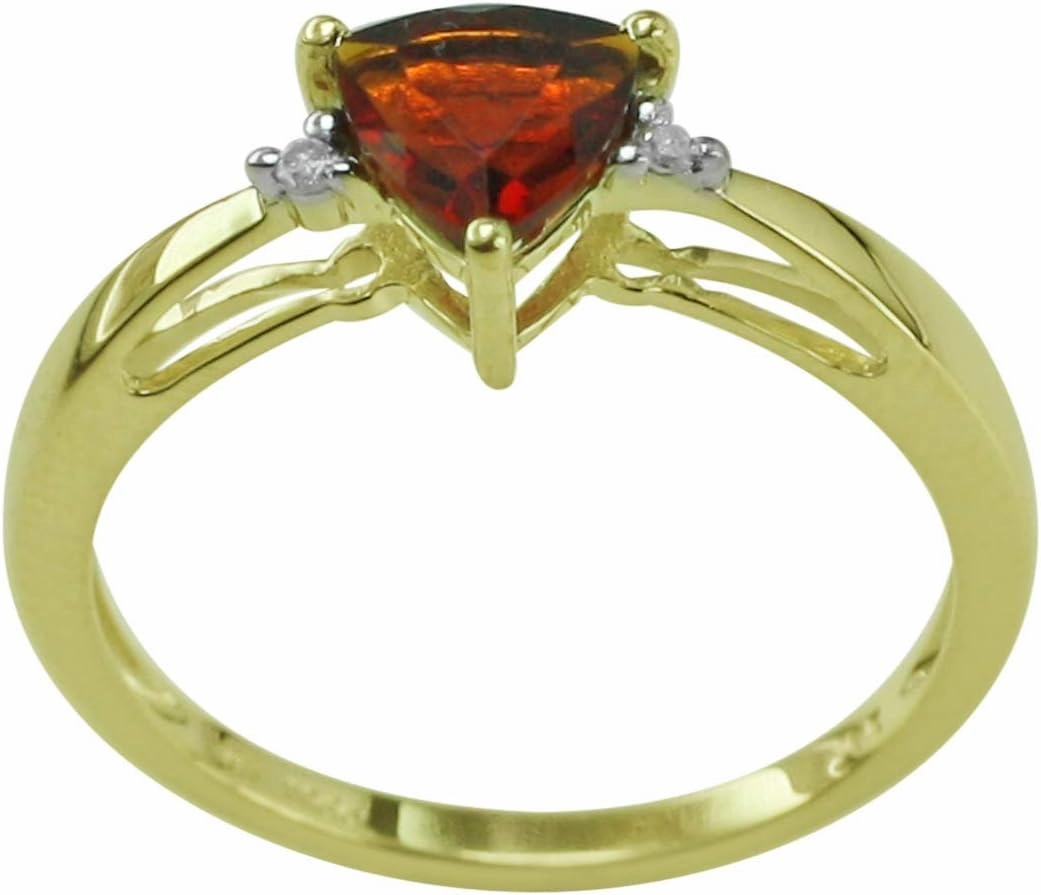 Carillon Tanzanite Cushion Shape Natural Non-Treated Gemstone 10K White Gold Ring Birthday Jewelry for Women & Men