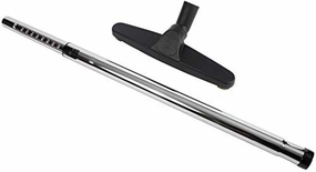 Cen-Tec Systems 94984 Telescopic Wand and 12" Natural Fill Floor Brush Vacuum Attachment Kit, Black