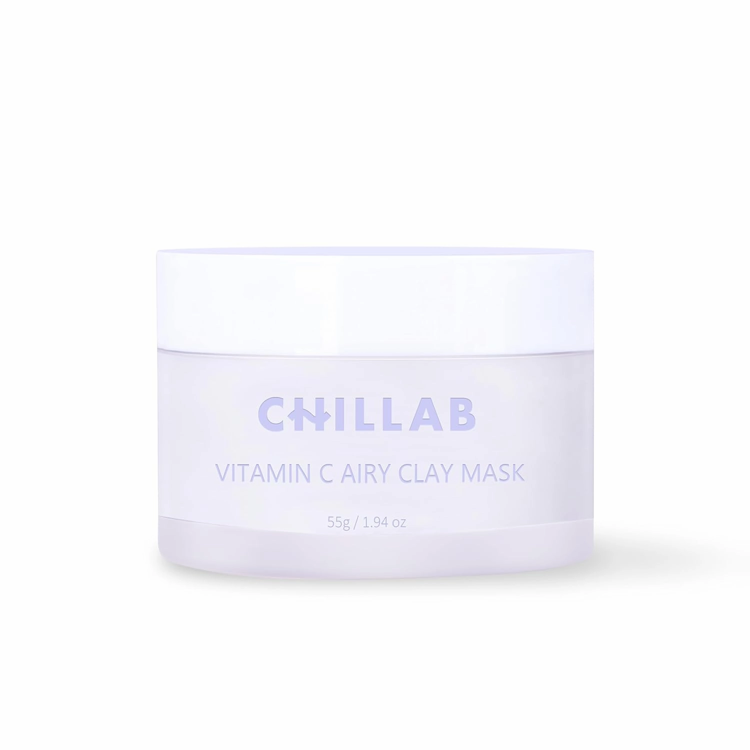 Chillab Vitamin C Airy Clay Mask – Whipped Mousse Texture, Brightening & Hydrating Face Mask for All Skin Types, with Niacinamide & Centella Asiatica