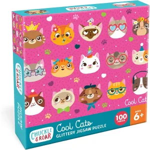 Chuckle & Roar 100 Piece Puzzle - Cool Cat