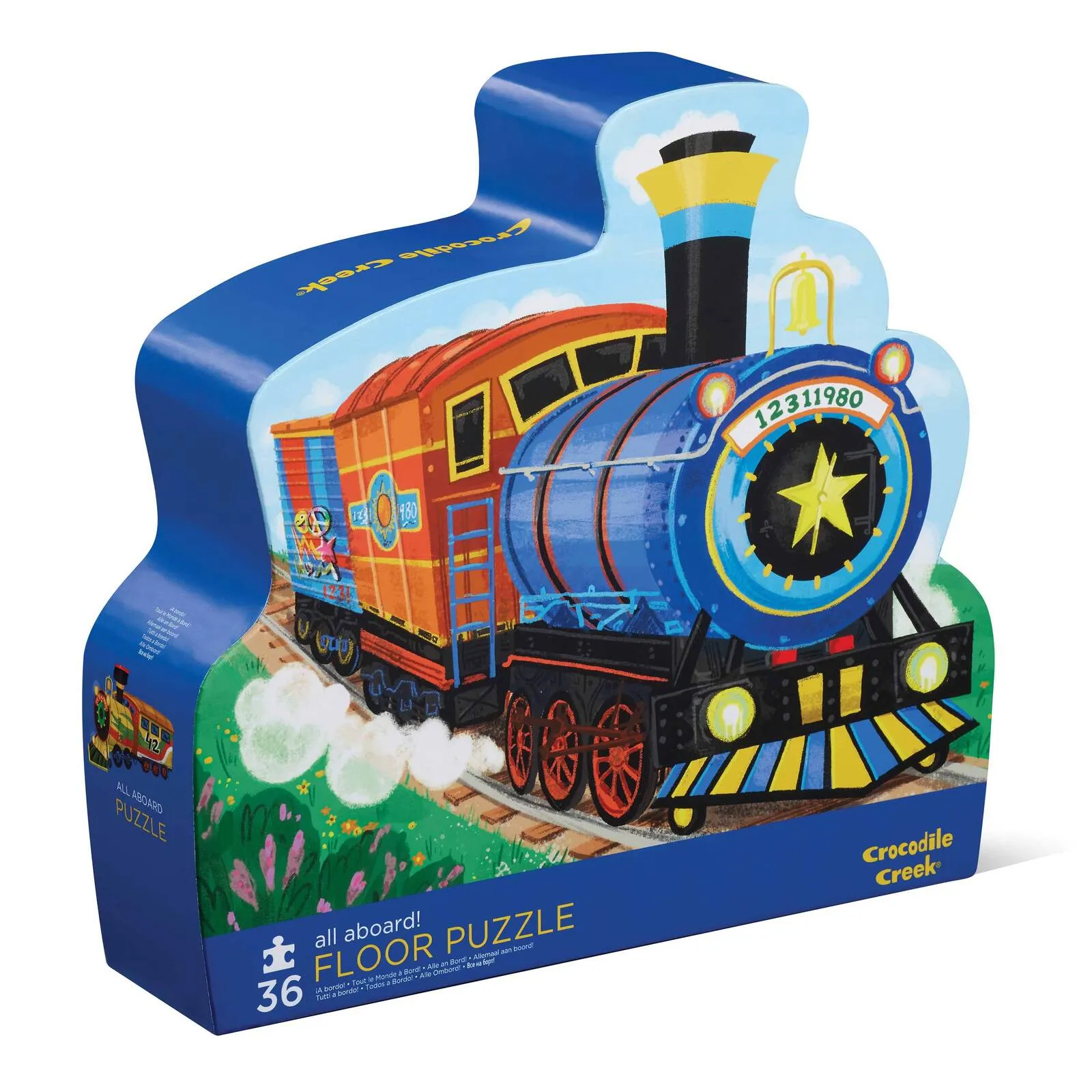 Classic Floor Puzzle 36pce - All Aboard (Foil Stamped)