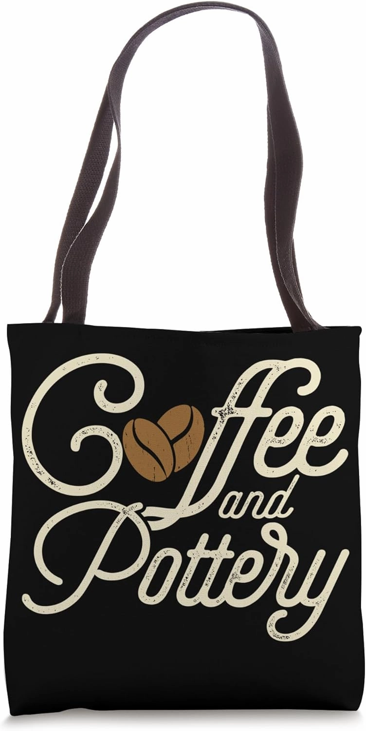 Coffee and Pottery Making Ceramics Artist Tote Bag