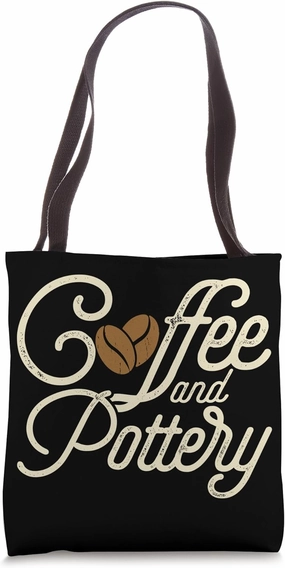 Coffee and Pottery Making Ceramics Artist Tote Bag