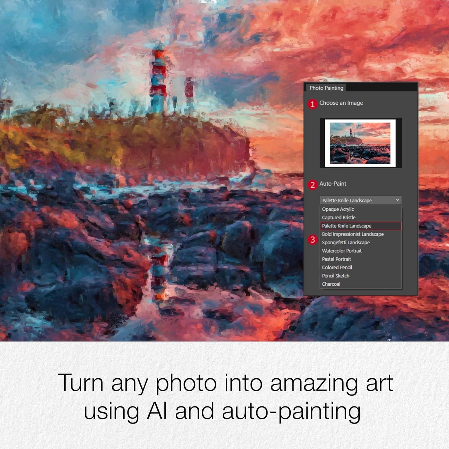 Corel Painter Essentials 8 | Beginner Digital Painting Software | Drawing & Photo Art [PC/Mac Key Card]