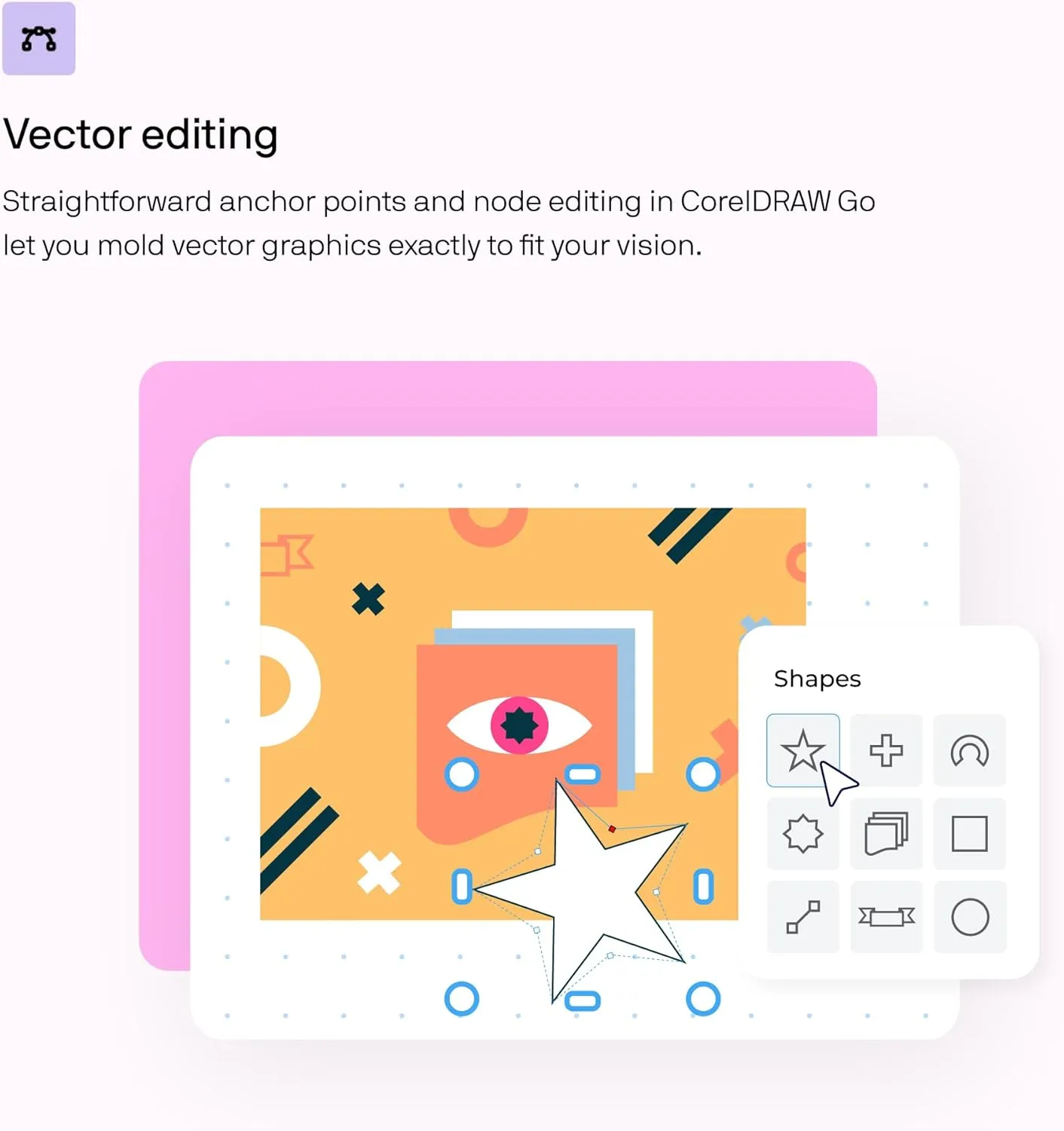 CorelDRAW Go | 1 Year Personal Subscription | Graphic Design Software for Occasional Users | Illustration, Layout, and Photo Editing [Web Access]