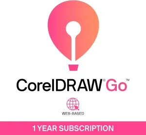 CorelDRAW Go | 1 Year Personal Subscription | Graphic Design Software for Occasional Users | Illustration, Layout, and Photo Editing [Web Access]