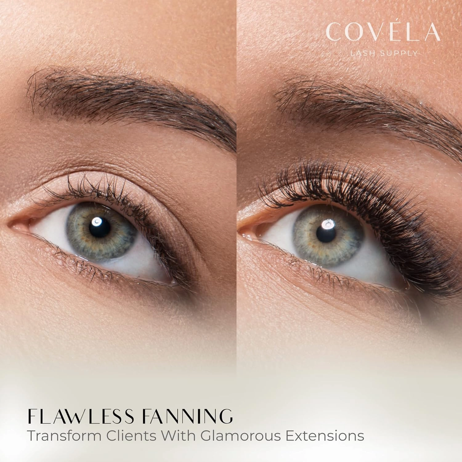 Covéla Lash Tray | 0.07 CC 11mm Single Length Eyelash Extension Tray - Beautiful Eyelashes - Professional Lash Extensions - Superior Synthetic Mink Individual Lashes On Clean Strips - Beauty Storage Trays | Semi Gloss Lash Tray