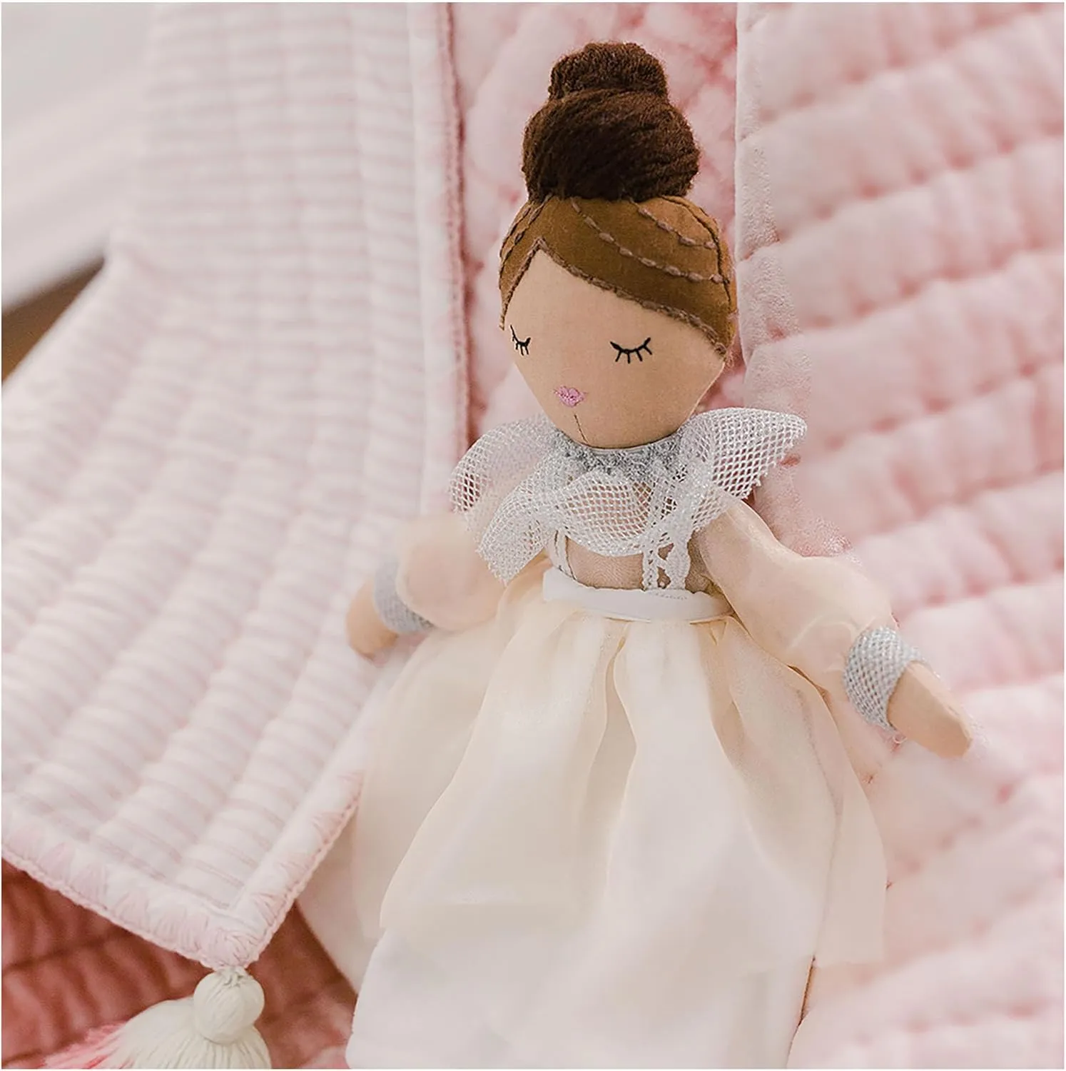 Crane Baby Toys for Boys and Girls, Comforting Plush Baby Doll, Josephine