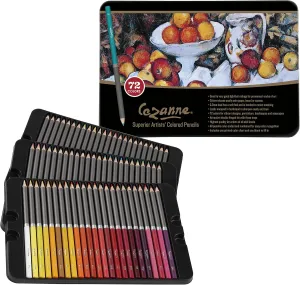 Creative Mark Cezanne Premium Colored Pencils MultiColor Set of 72 - Highly-Pigmented Drawing Pencils - Coloring Pencils for Drawing, Blending, Coloring, and More