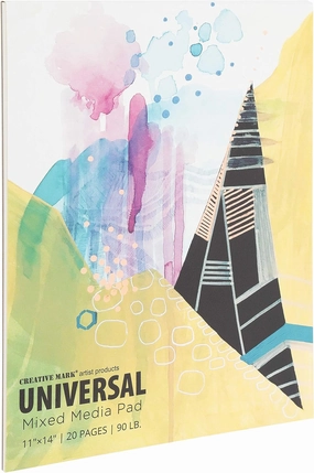 Creative Mark Mixed Media Sketchbook [Pack of 10-11x14"] - Universal Multimedia Paper Pad for Drawing, Painting, and Designs - Perfect for Watercolor, Acrylic, Oil Paint