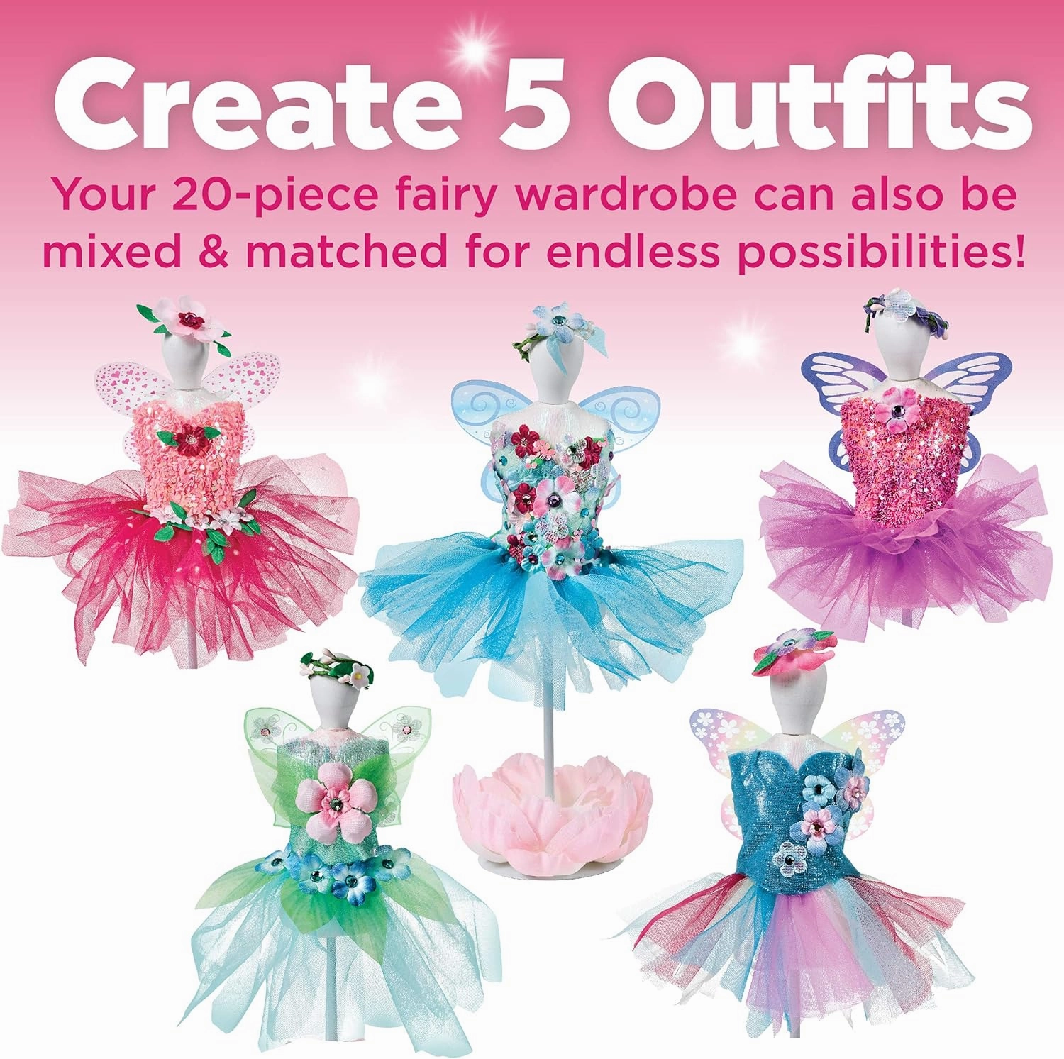 Creativity for Kids Designed by You Fairy Fashions - Create Your Own Doll Clothes