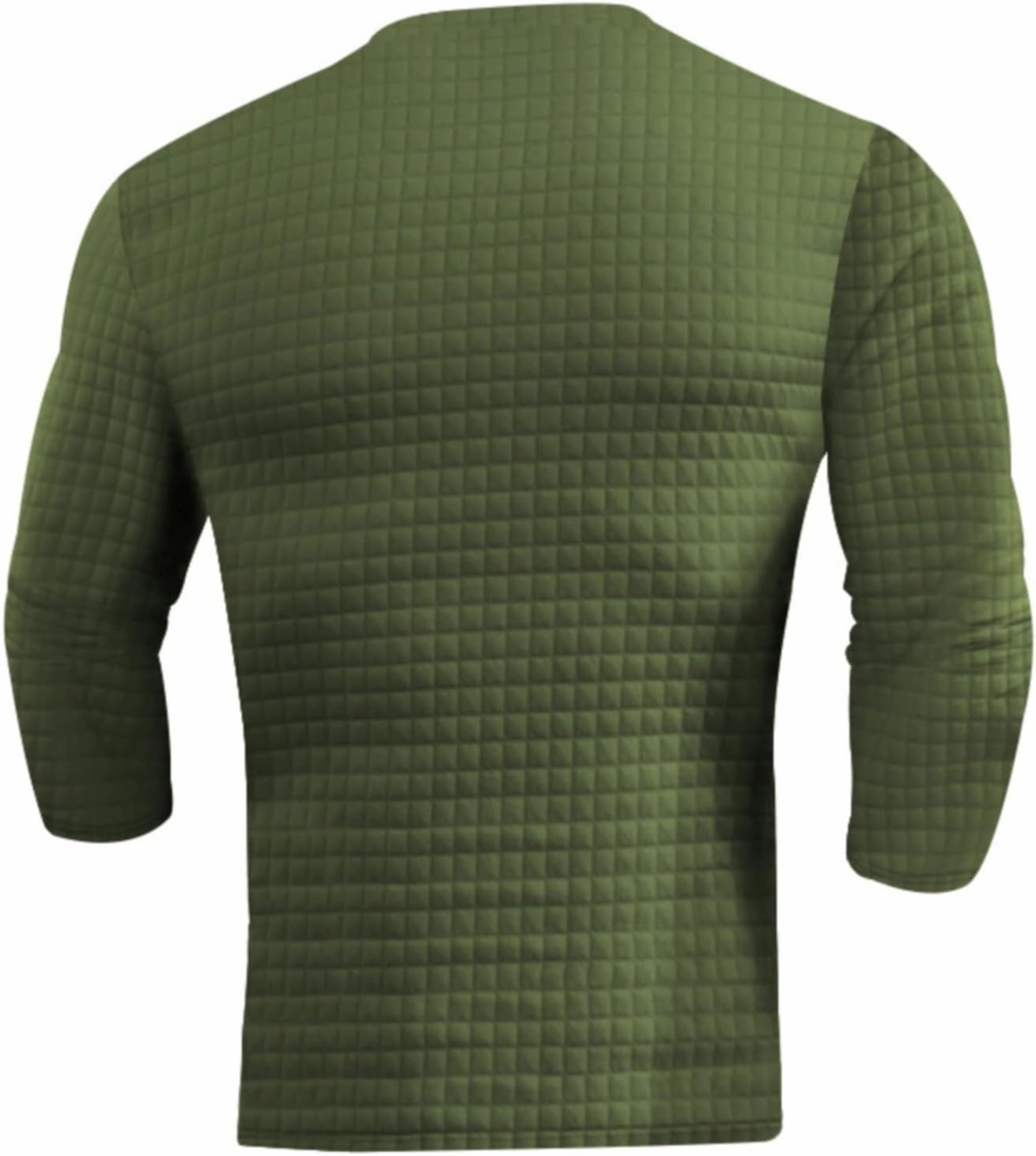 CRNTCEM Mens 2 Pieces Sweat Suits Lightweight Long Sleeve Waffle Knitted Workout Henley Sets Male Casual Jogging Tracksuits