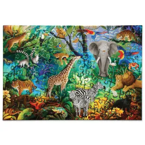 Crocodile Creek 100 Pc Holographic: Jungle Paradise