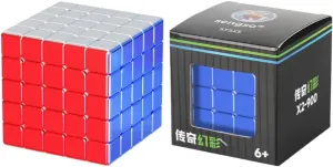 cuberspeed ShengShou Legend 5x5 Metallic Shiny Speed Cube Metallic 5x5x5 Magic Cube Puzzle