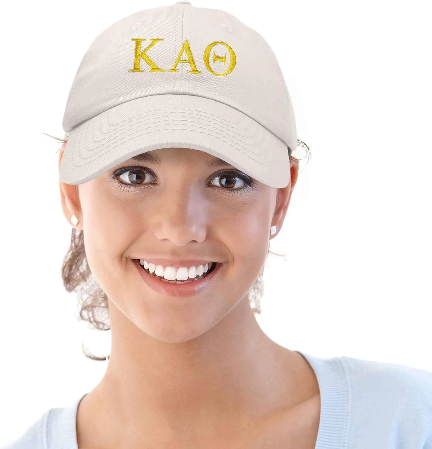 DALIX Kappa Alpha Theta Sorority Hat Womens Greek Letters Embroidered Baseball Cap